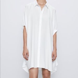 Zara Oversized Flowy Blouse